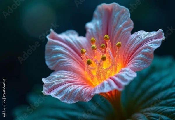 Obraz The radiance in the flower bud