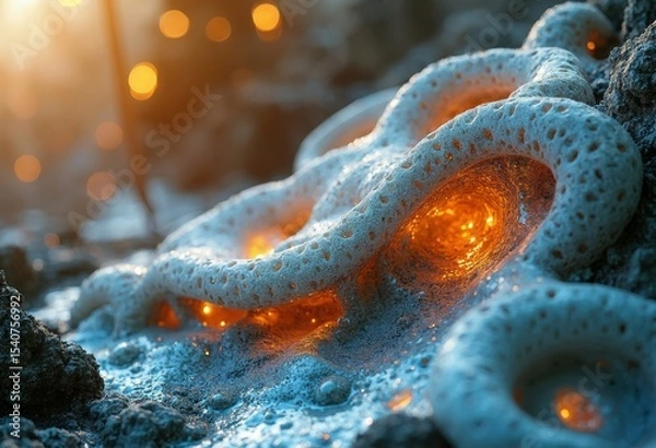 Obraz Fantastic World of Lava foam