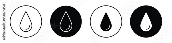 Fototapeta Water drop icon