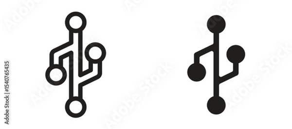 Fototapeta Version control icon