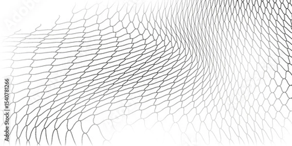 Obraz Mesh texture for fishing nets. Seamless pattern for sportswear or soccer goal, volleyball net, basketball hoop. Eps10