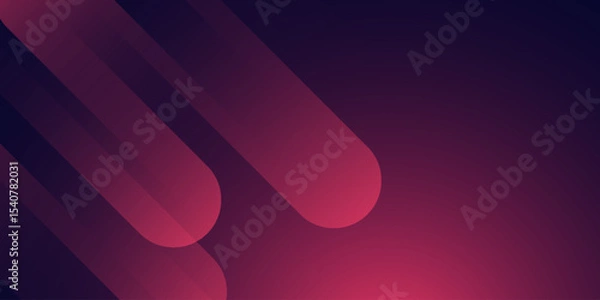 Obraz Abstract red background with diagonal lines. Dynamic shapes composition. Vector