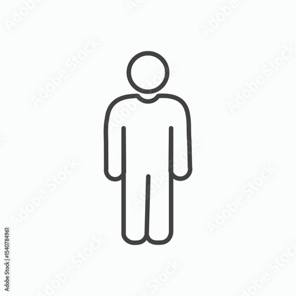 Fototapeta Person icon