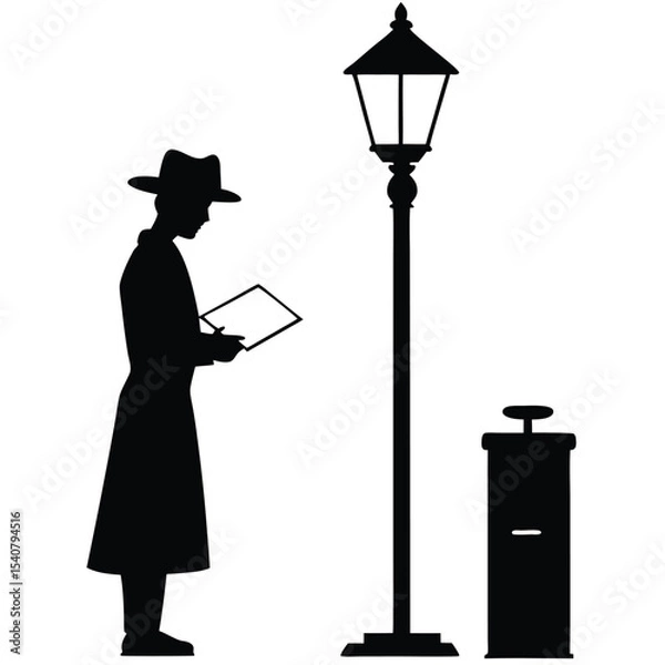 Obraz  a minimalist silhouette