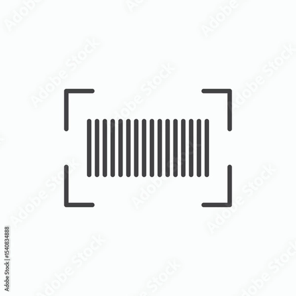 Fototapeta Barcode read icon