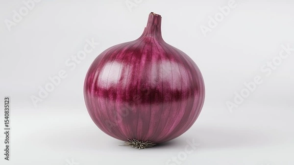 Fototapeta Single red onion