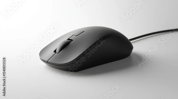 Fototapeta Gray computer mouse