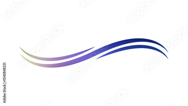 Obraz Abstract colorful wave