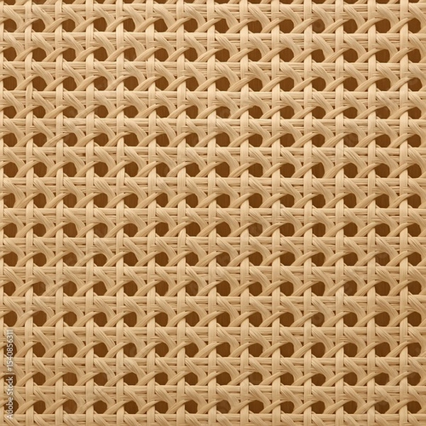 Obraz Rattan Weave Pattern Flatlay
