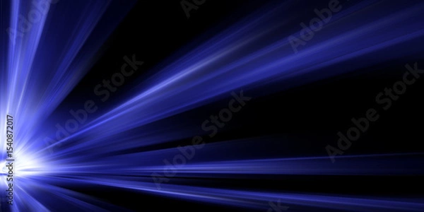 Fototapeta Colorful spectrum lights tech black party club neon lights abstract wave technology background, black background
