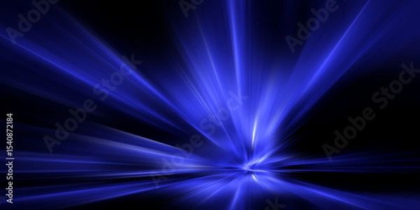 Fototapeta Colorful spectrum lights tech black party club neon lights abstract wave technology background, black background
