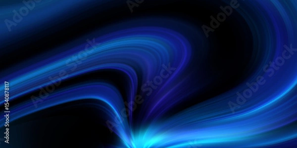 Fototapeta Abstract colorful background for blue and white wave line
