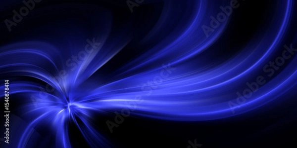 Fototapeta Abstract colorful background for blue and white wave line
