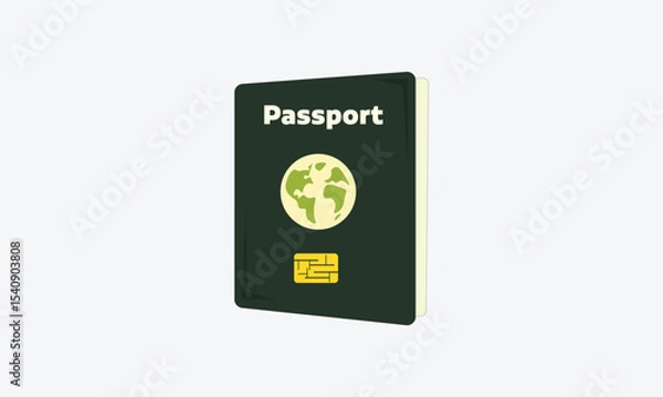 Obraz E passport design
