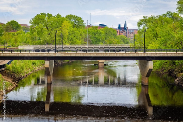 Obraz Scenic Bridge over Chippewa River