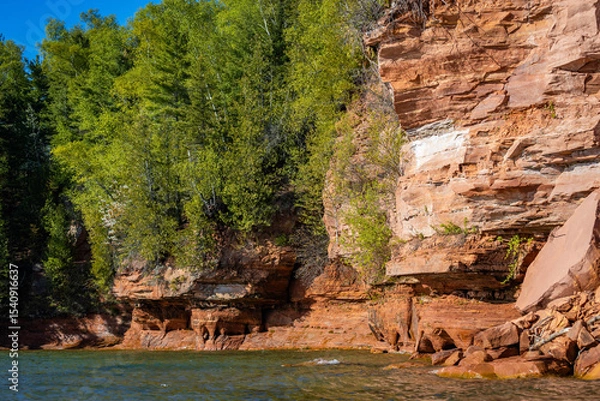 Obraz Close-Up View of Meyers Beach Sea Caves