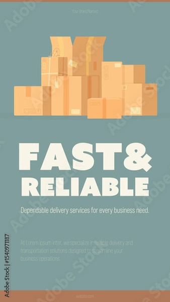 Obraz Delivery Story / Vertical / Part 02