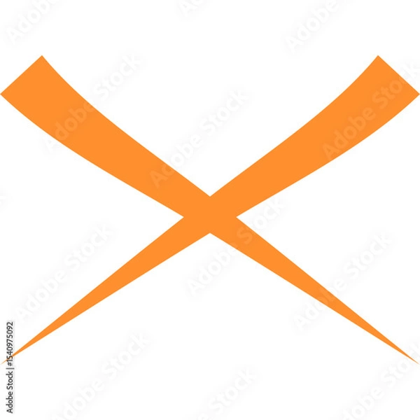 Obraz Abstract Curved and Wavy Ribbon Element