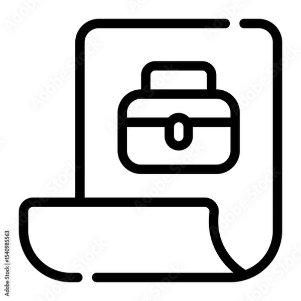 Obraz Workspace line icon