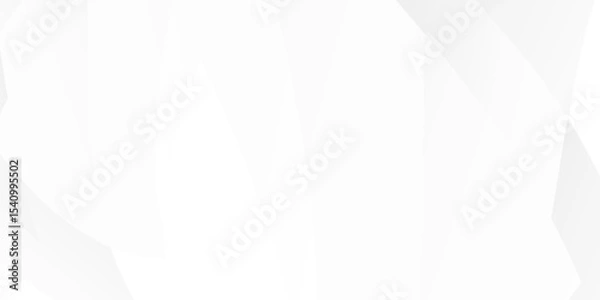 Fototapeta White abstract background with soft curtain-like folds and paper texture elements for modern design use. This is a decorative banner with a modern, minimalist design. 