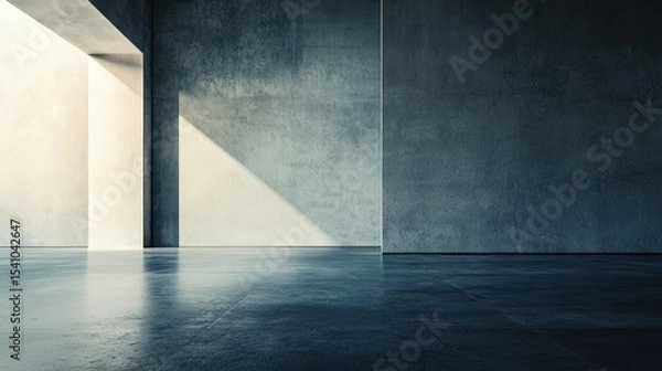 Fototapeta Muted, minimal image with negative space for layout flexibility--perfect for design studios