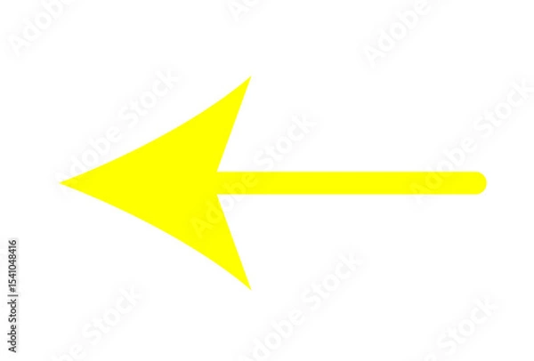 Obraz 黄色い矢印