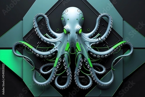 Fototapeta Cyber Octopus 