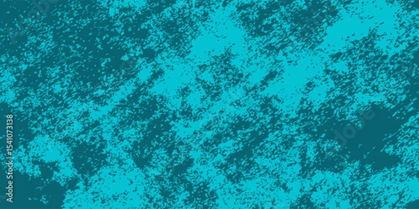 Obraz Grungy Halloween teal color background. Creepy spooky vector hand painted ink banner bg. Sponge stamps, splatter sprinkle texture. Grunge paint stroke design. Horizontal Punk Halloween frame border
