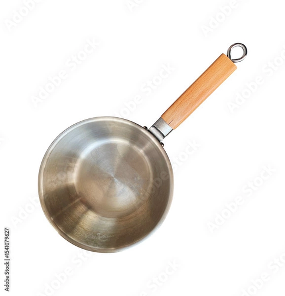 Fototapeta Sauce pan stainless isolated element
