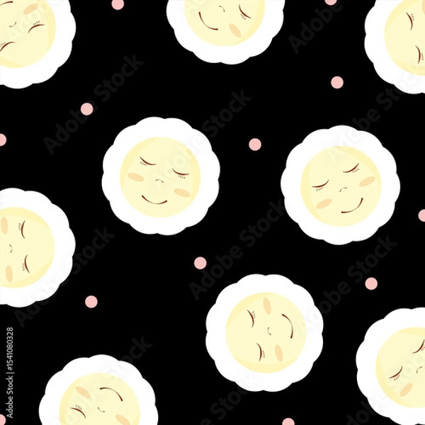 Fototapeta Cute vector flower background.