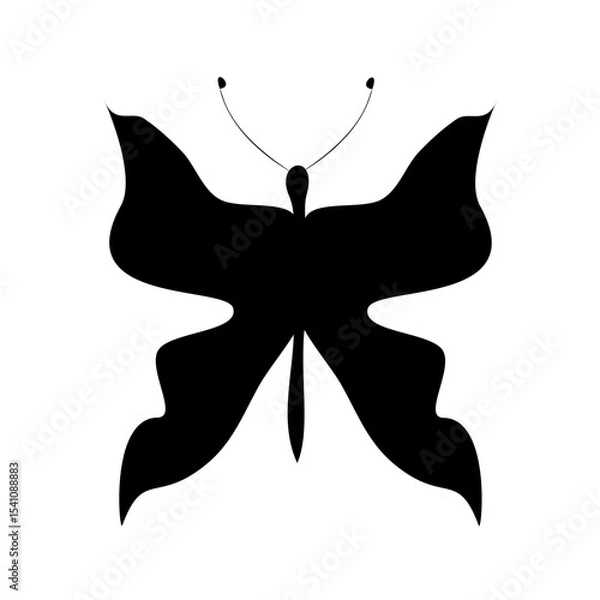 Fototapeta Butterfly Icon Vector Illustration Butterfly Symbol.