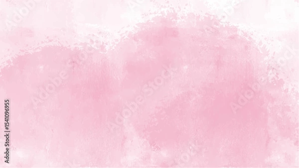 Fototapeta Pink watercolor background with copyspace for your design. vector.