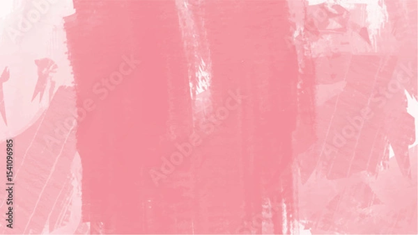 Fototapeta Pink watercolor background with copyspace for your design. vector.