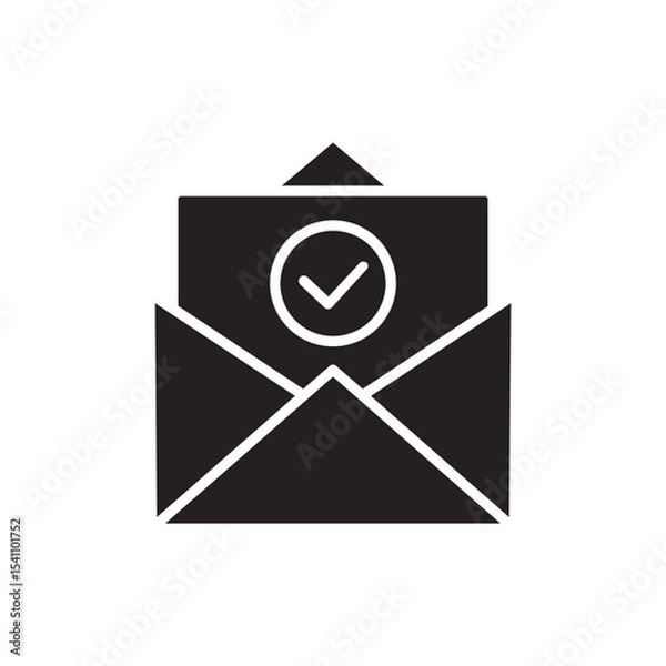 Fototapeta e mail icon