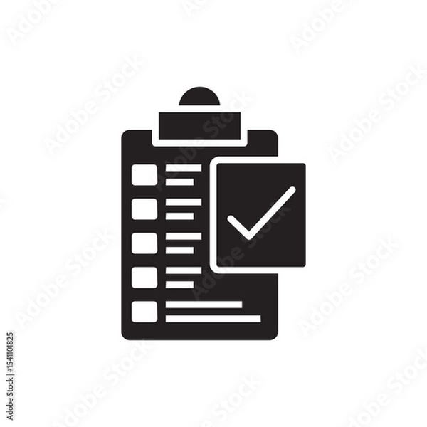 Fototapeta clipboard with document