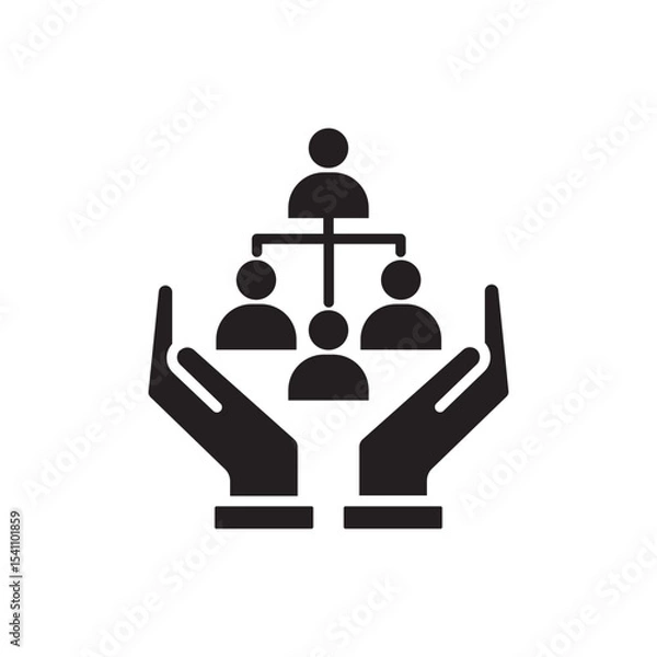 Fototapeta organizational structure