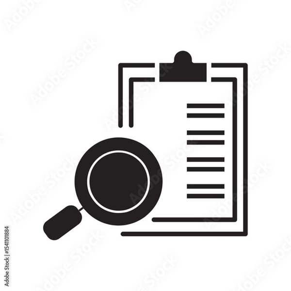 Obraz clipboard icon vector illustration