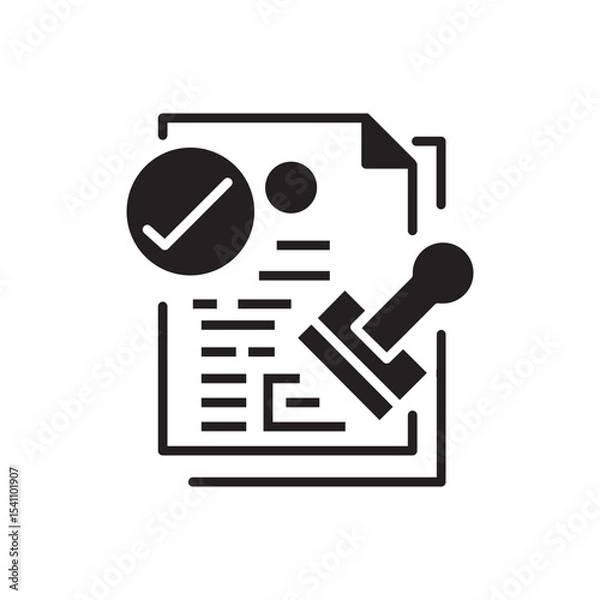 Obraz law and justice icon