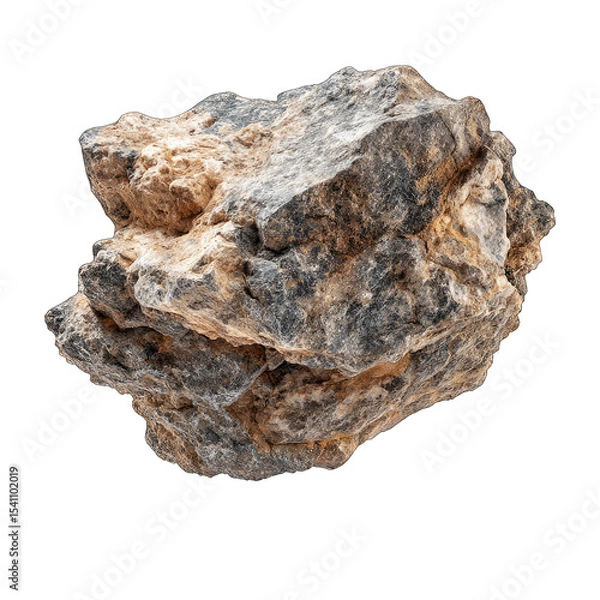 Fototapeta Close-up of a rough, uneven rock