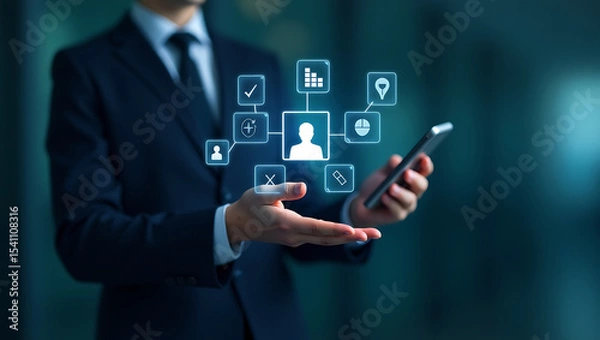 Obraz Hiring job hunting HR Recruitment and Workforce Screening, Enhancing Hiring Decisions and Productivity with Professional Talent Selection and Management Techniques