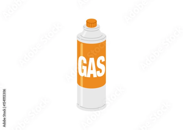 Obraz カセットボンベのイラスト