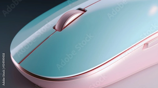 Fototapeta Premium Wireless Computer Mouse Design