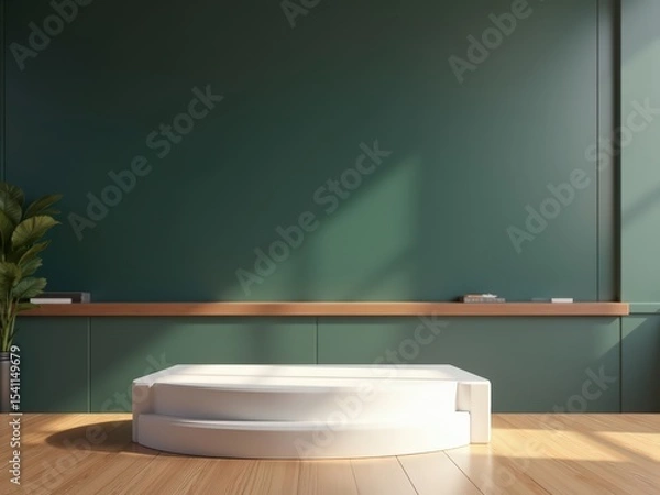 Obraz Back to School Product Display with Blackboard