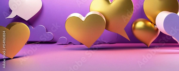 Fototapeta 3d render of an abstract background