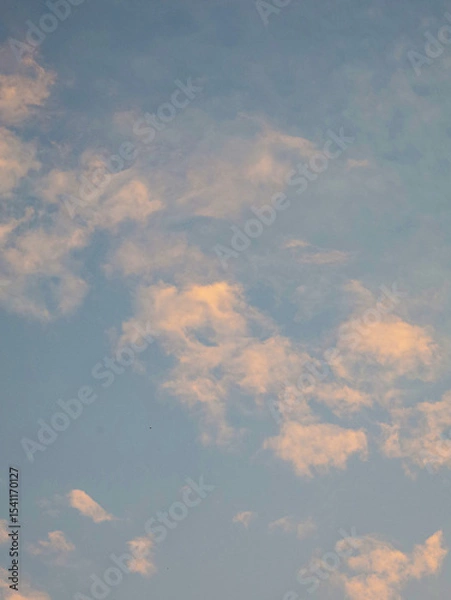 Obraz Landscape view from clouds and scenery, selective focus