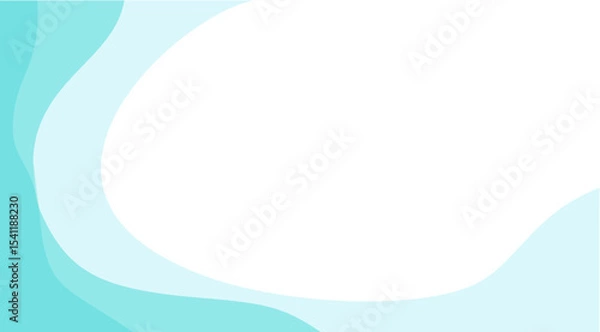 Obraz curve blue abstract background vector illustration