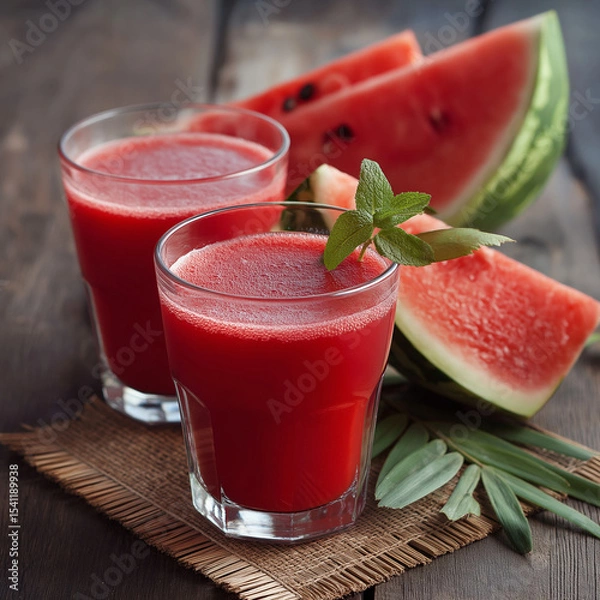 Obraz fresh watermelon smoothie