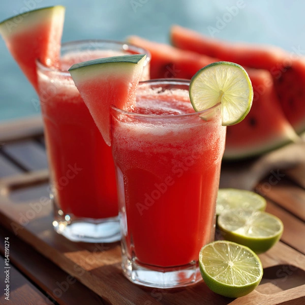 Obraz glass of red lemonade