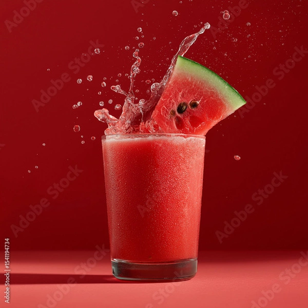 Obraz fresh strawberry smoothie