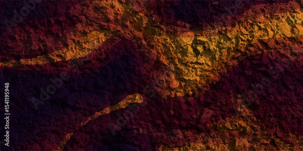 Fototapeta Lava Flows on active volcano aerial view